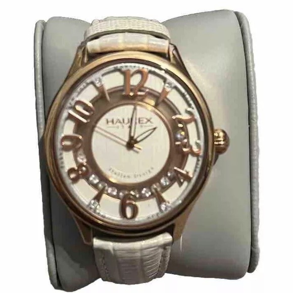 Haurex Preziosa Rose Gold Crystal Watch - Picture 2 of 3